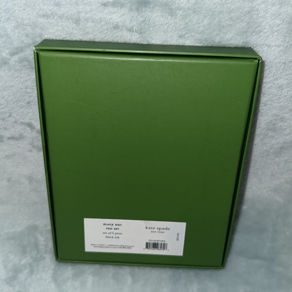 kate spade Black and White Polka Dot Address Book with Pen Set - Picture 9 of 10